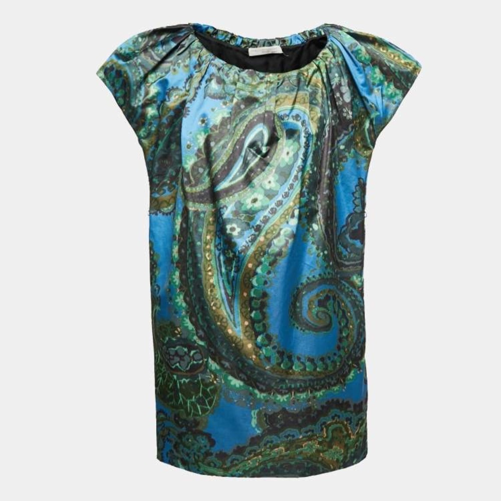 Stella McCartney Blue and Green Dress